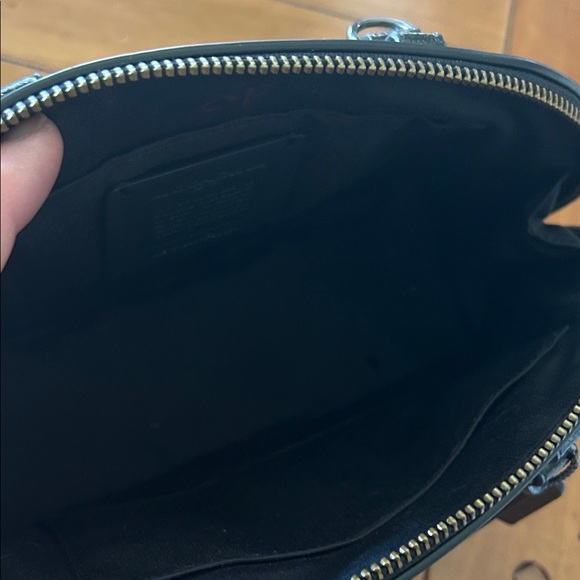 Coach Black Glitter Dome Satchel with Top Handles - Picture 5 of 5